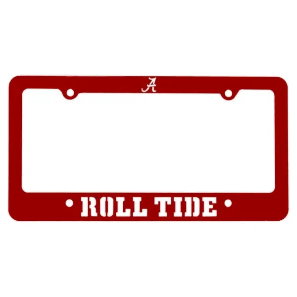 Alabama crimson tide logo license plate frame