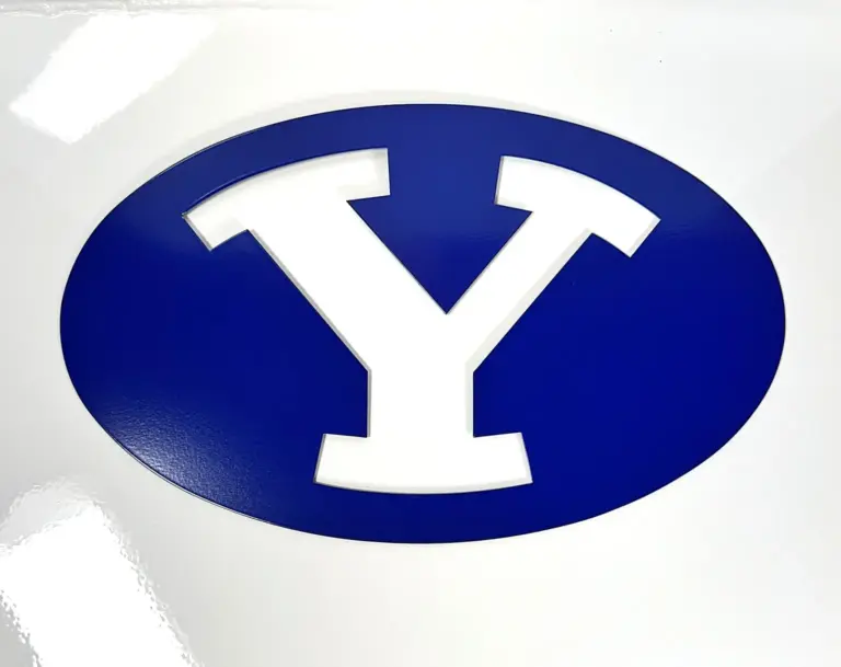 Byu 1-Color Wall Art - Gameday Ironworks Byu 1-color wall art