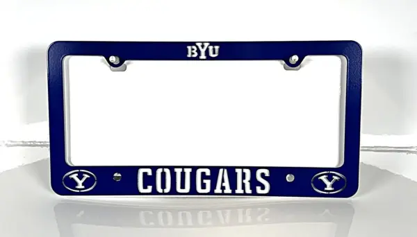 Byu cougars tag frame