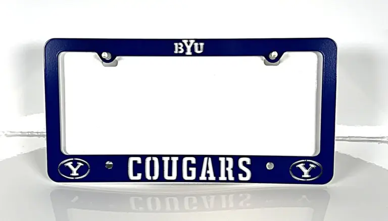 Byu cougars tag frame