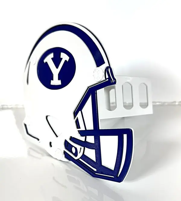Byu Football Helmet Hitch Cover - Gameday Ironworks Byu football helmet hitch cover