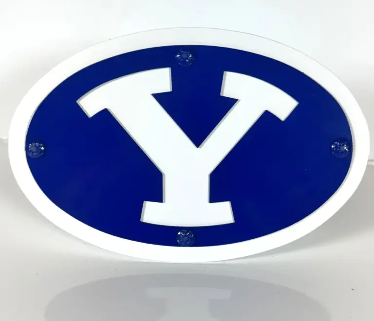 Byu Logo Hitch Cover - Gameday Ironworks Byu logo hitch cover