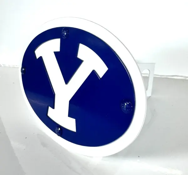 Byu Logo Hitch Cover - Gameday Ironworks Byu logo hitch cover