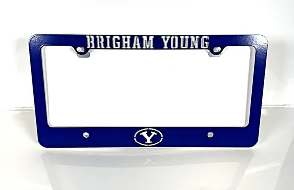 Byu logo tag frame