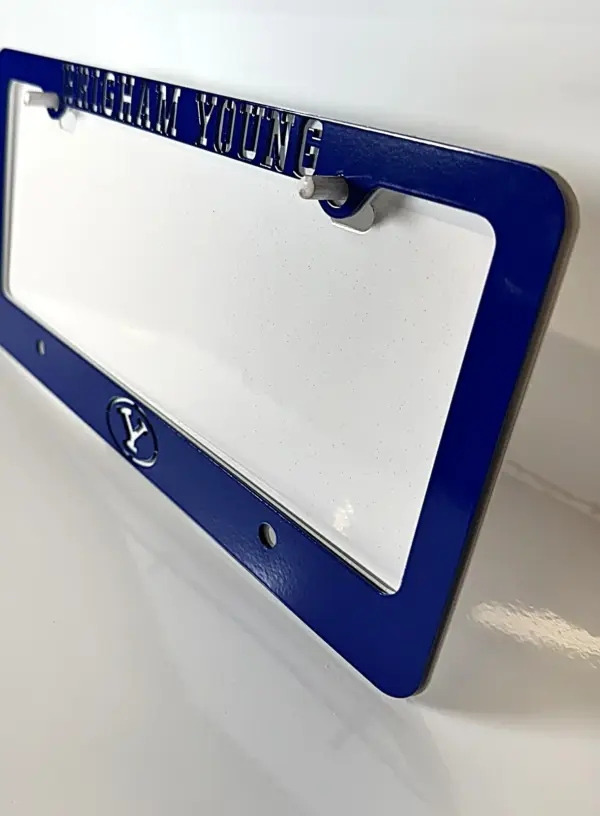 Byu logo tag frame