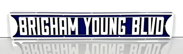 Byu 3D Street Sign - Gameday Ironworks Byu 3d street sign