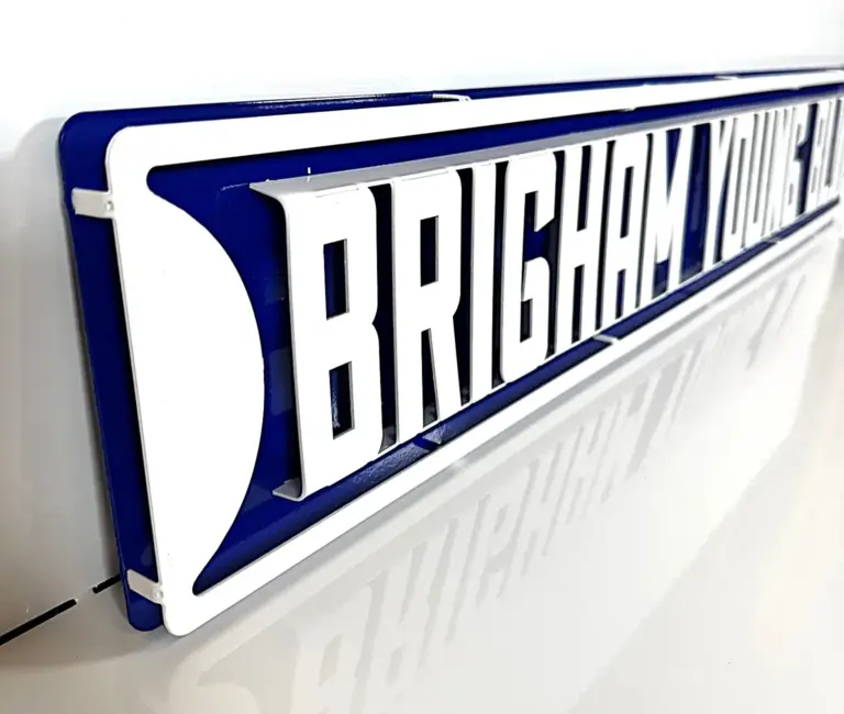 Byu 3D Street Sign - Gameday Ironworks Byu 3d street sign - image 2