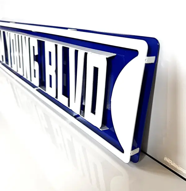 Byu 3D Street Sign - Gameday Ironworks Byu 3d street sign