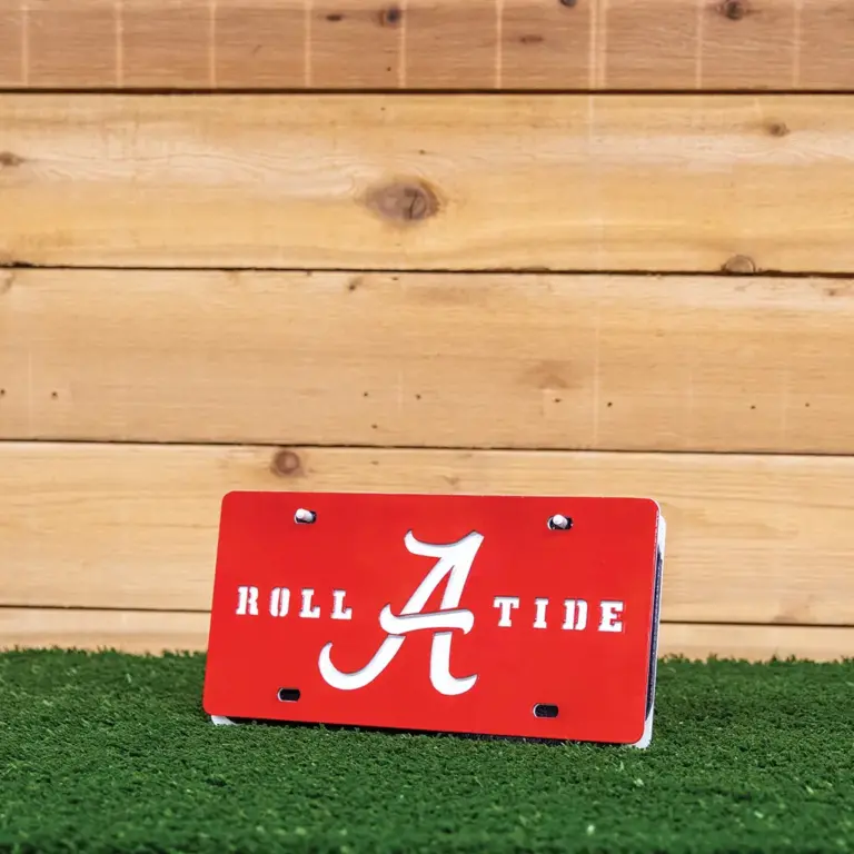 Alabama Crimson Tide Logo Front License Plate - Gameday Ironworks Alabama crimson tide logo front license plate