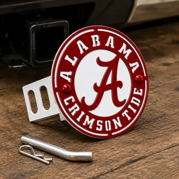 Alabama crimson tide logo hitch cover