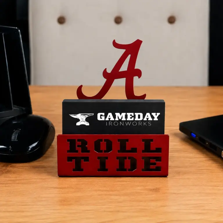 Alabama crimson tide logo business card holder