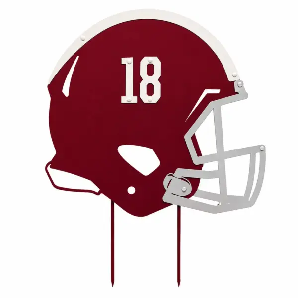Alabama Crimson Tide Helmet Yard Sign - Gameday Ironworks Alabama crimson tide helmet yard sign