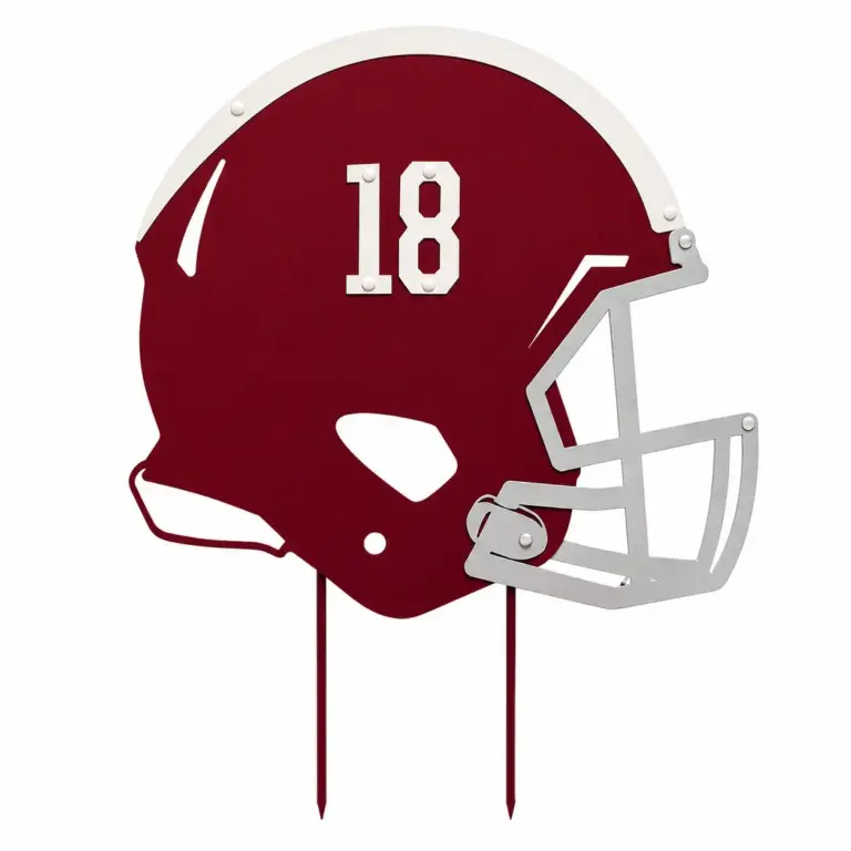 Alabama Crimson Tide Helmet Yard Sign - Gameday Ironworks Alabama crimson tide helmet yard sign