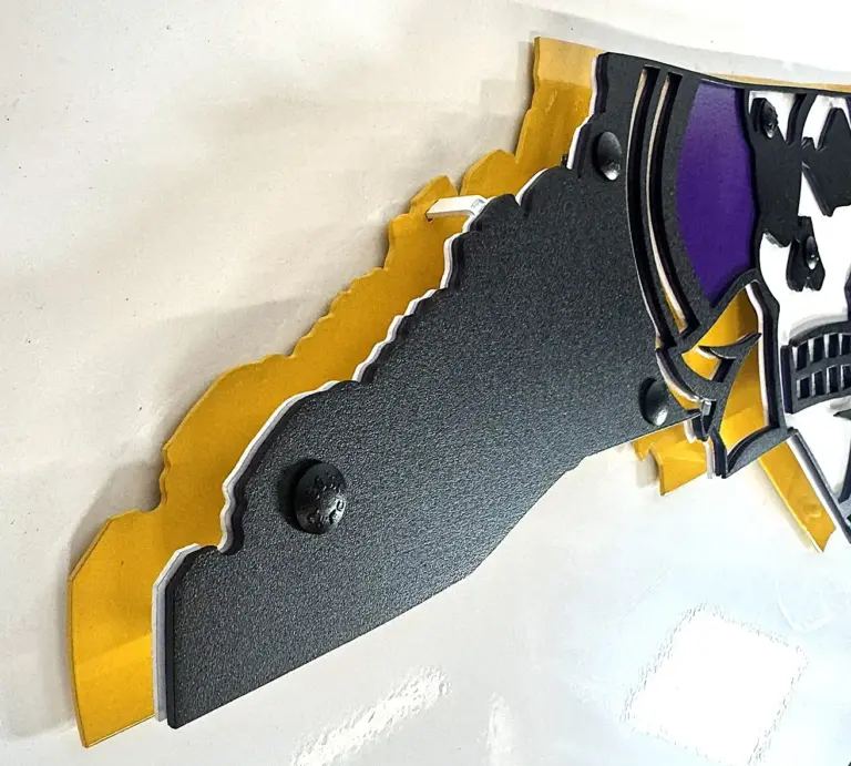 Ecu 3D Wall Art - Gameday Ironworks Ecu 3d wall art - image 2