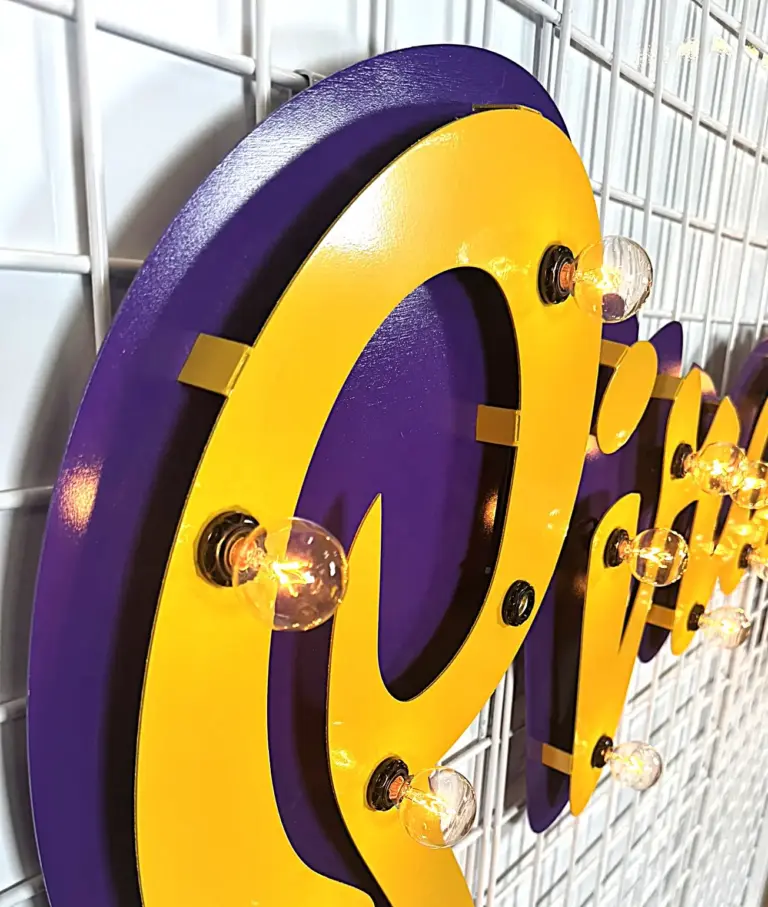 Ecu Pirates 3D Lit Sign - Gameday Ironworks Ecu pirates 3d lit sign - image 2