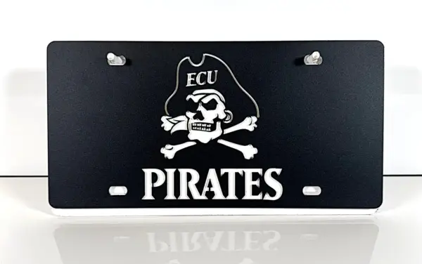 Ecu Pirates Tag - Gameday Ironworks Ecu pirates tag