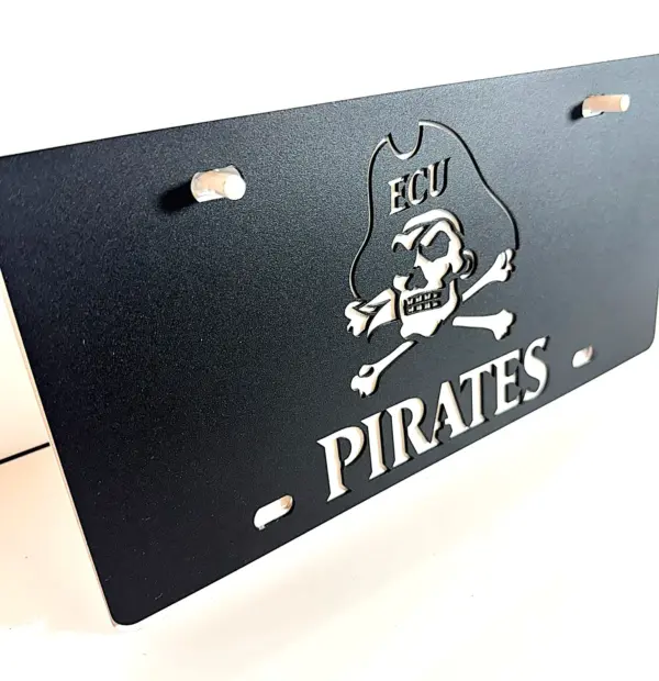 Ecu Pirates Tag - Gameday Ironworks Ecu pirates tag