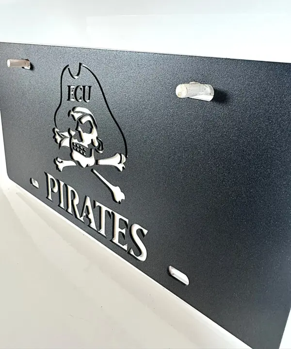 Ecu Pirates Tag - Gameday Ironworks Ecu pirates tag