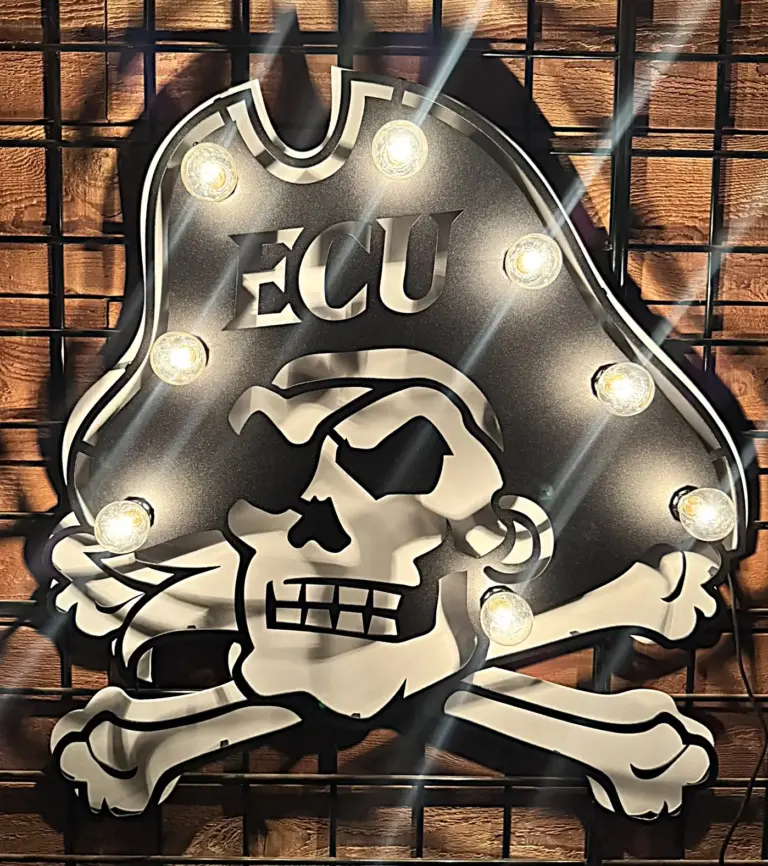 East carolina small 3d lit sign - image 2