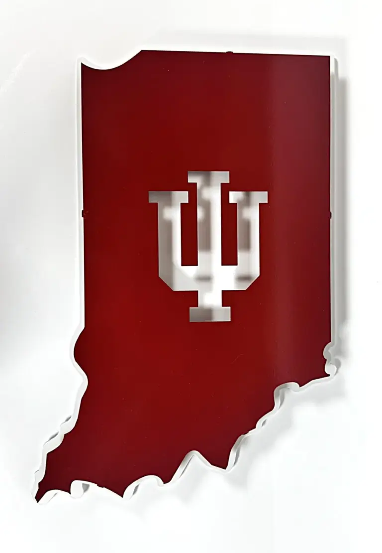 Indiana 3d wall art