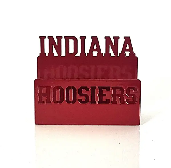 Indiana Hoosiers Card Holder - Gameday Ironworks Indiana hoosiers card holder