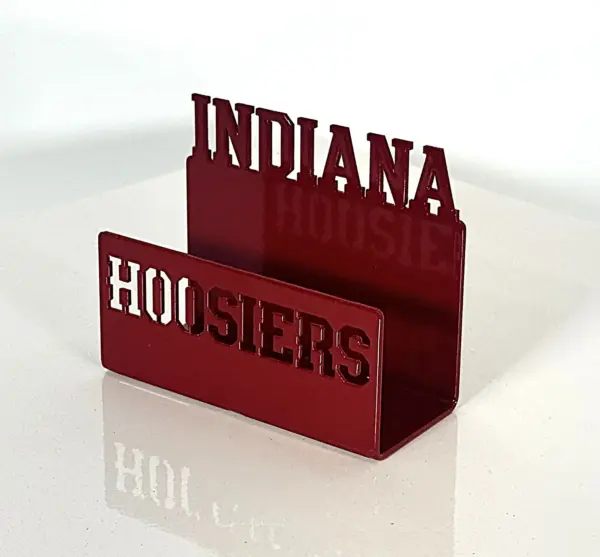 Indiana Hoosiers Card Holder - Gameday Ironworks Indiana hoosiers card holder
