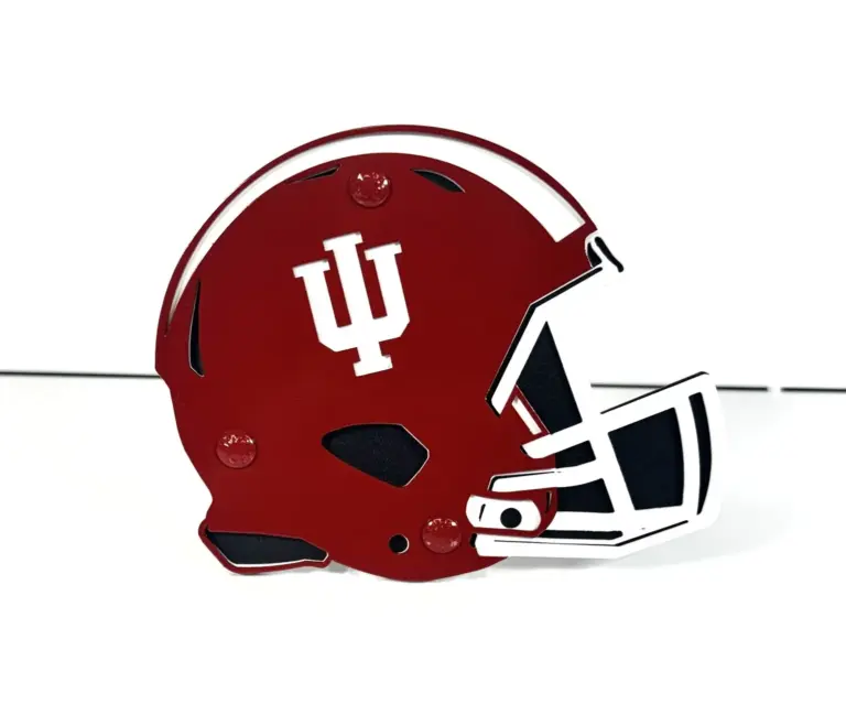 Indiana Football Helmet Hitch Cover - Gameday Ironworks Indiana football helmet hitch cover