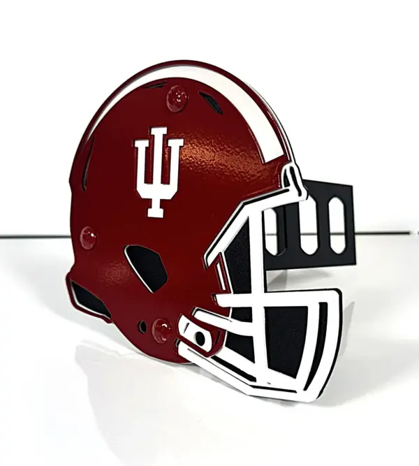 Indiana Football Helmet Hitch Cover - Gameday Ironworks Indiana football helmet hitch cover