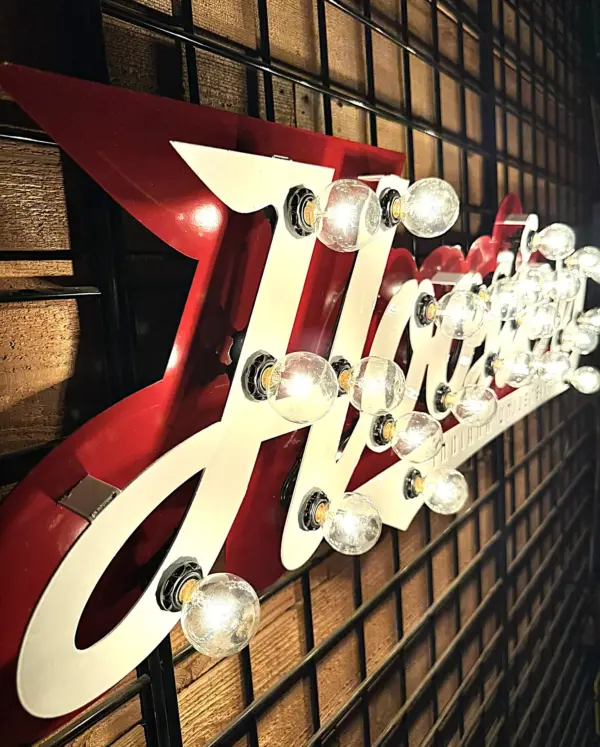 Indiana hoosiers 3d lit sign
