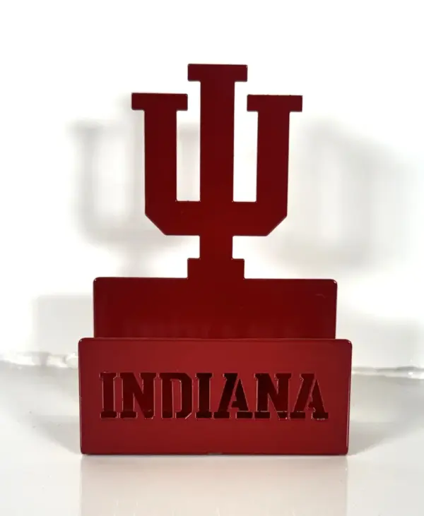 Indiana Logo Card Holder - Gameday Ironworks Indiana logo card holder