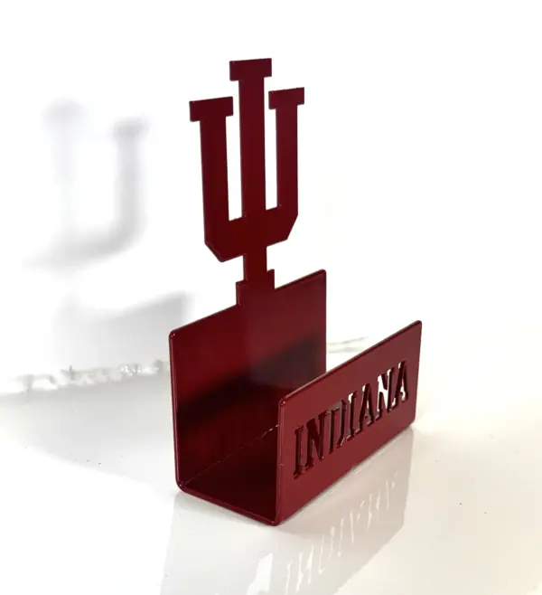 Indiana Logo Card Holder - Gameday Ironworks Indiana logo card holder