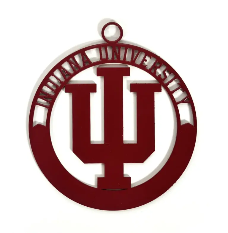 Indiana christmas ornament