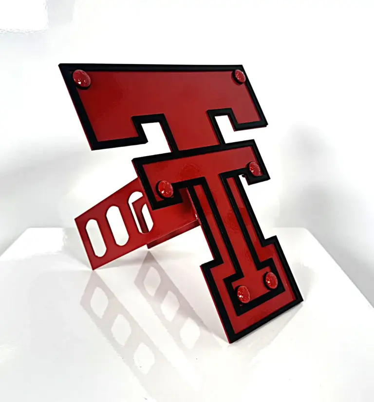 Texas Tech University Hitch Cover- Double T - Gameday Ironworks Texas tech university hitch cover- double t