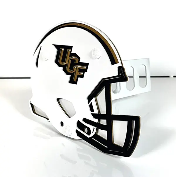 Ucf Football Helmet Hitch Cover - Gameday Ironworks Ucf football helmet hitch cover