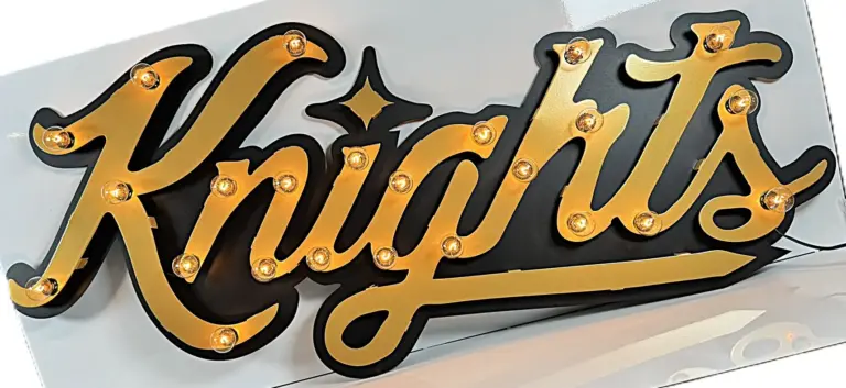 Ucf Knights 3D Lit Sign - Gameday Ironworks Ucf knights 3d lit sign - image 4