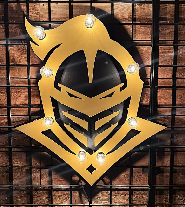 Ucf small lit sign