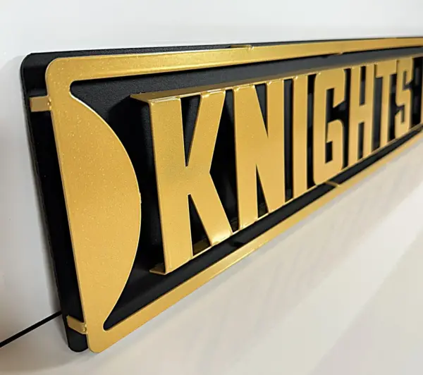 Ucf knights 3d street sign