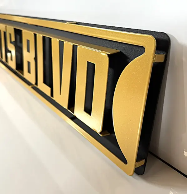 Ucf knights 3d street sign