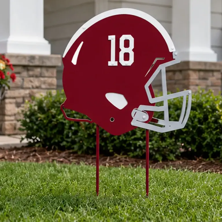 Alabama Crimson Tide Helmet Yard Sign - Gameday Ironworks Alabama crimson tide helmet yard sign - image 3