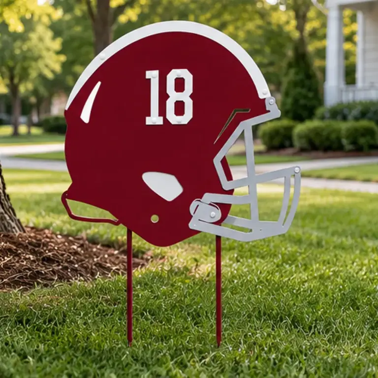 Alabama Crimson Tide Helmet Yard Sign - Gameday Ironworks Alabama crimson tide helmet yard sign - image 2