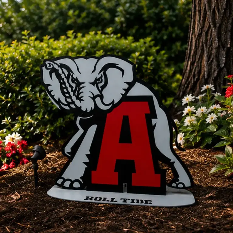 Alabama Crimson Tide Mascot Base Sign - Gameday Ironworks Alabama crimson tide mascot base sign - image 3