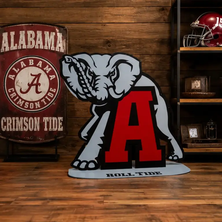 Alabama Crimson Tide Mascot Base Sign - Gameday Ironworks Alabama crimson tide mascot base sign - image 4