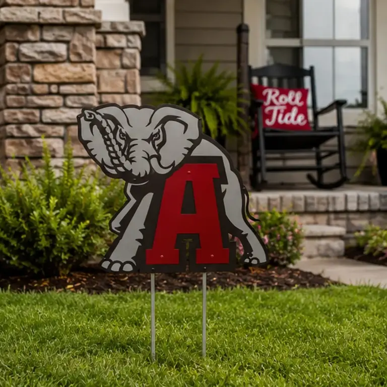 Alabama crimson tide mascot yard sign - image 2