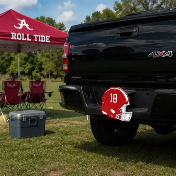 Alabama crimson tide helmet hitch cover