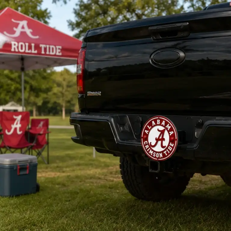Alabama crimson tide logo hitch cover - image 4