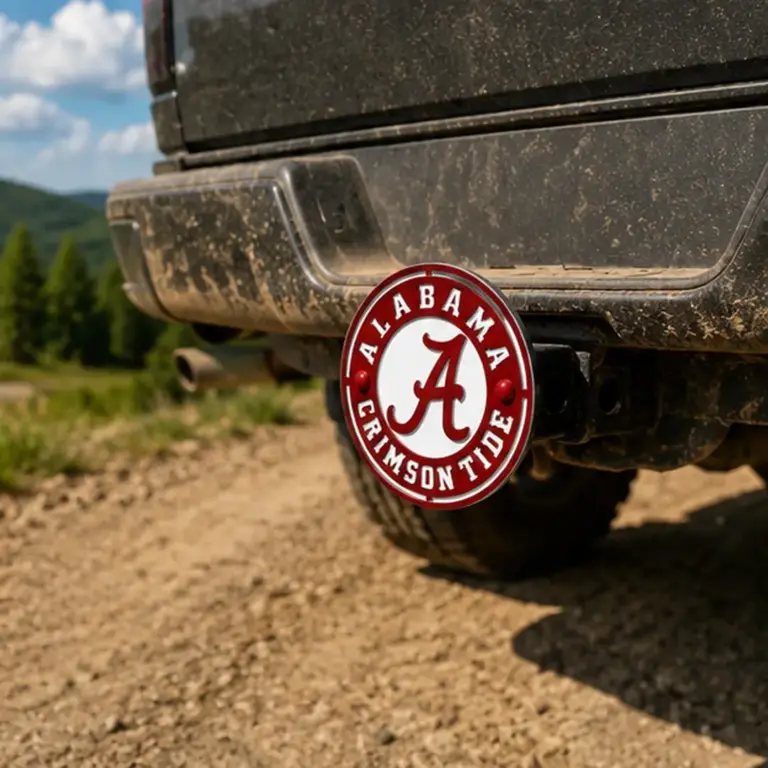 Alabama crimson tide logo hitch cover - image 3