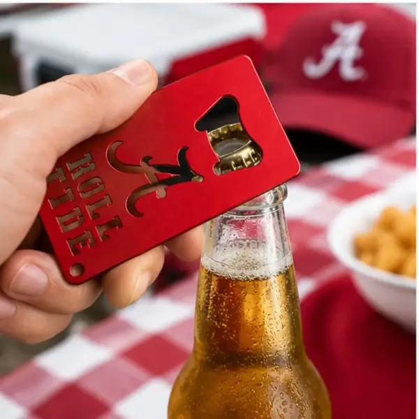 Alabama crimson tide (credit card) bottle opener