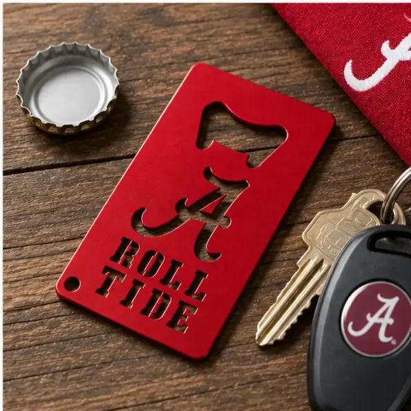 Alabama crimson tide (credit card) bottle opener
