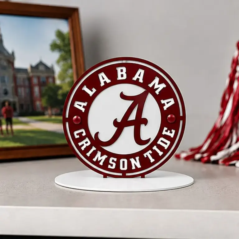 Alabama crimson tide desk topper - image 3