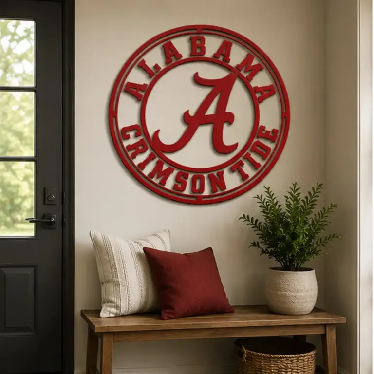 Alabama Crimson Tide Welcome Circle - Gameday Ironworks Alabama crimson tide welcome circle - image 4